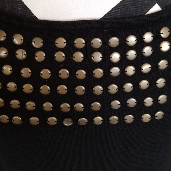 Bebe Black Bronze Sweater Dress - Picture 6 of 6